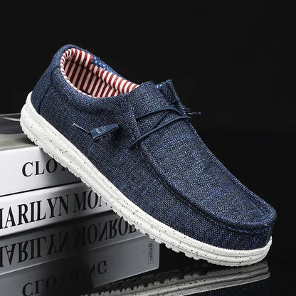 Men's Mesh Loafers Autumn Mens Vulcanized Shoes Breathable Lightweight Hiking Outdoor Sports Shoes Zapato Abierto Scarpa Aperta