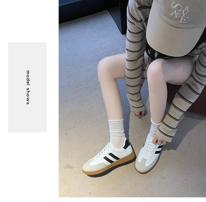Autumn Women Casual Sports Shoes 2025 Comfortable Non Slip Outdoor Casual Shoes Soft Sole Retro Female Sneakers Zapatos Mujer