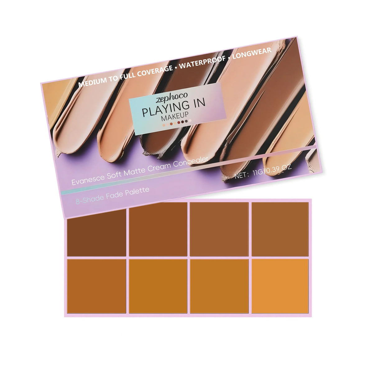 Soft Matte Cream Concealer High Coverage Cover Facial Spots, Acne Scars, Freckles and Tear Troughs Long Lasting Makeup Cosmetics
