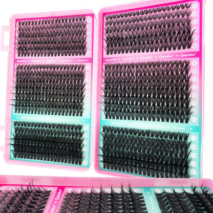 800pcs Cluster False Eyelash, Soft and Durable Design, Suitable for Daily Use, Natural, Everyday, and Voluminous Makeup Effect