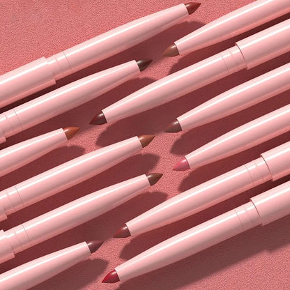 6Pcs Velvet Matte Lip Liner Pencil Set High Pigment Smooth Silky Texture Easy to Color & Define Lip Contours Daily Lip Makeup