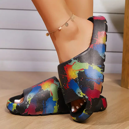 New Men Slippers Women Shoes Summer Beach Slippers Luxury Brand Outdoor Indoor Eva Soft Flip Flops Male Anti-slip Shoes 36-45