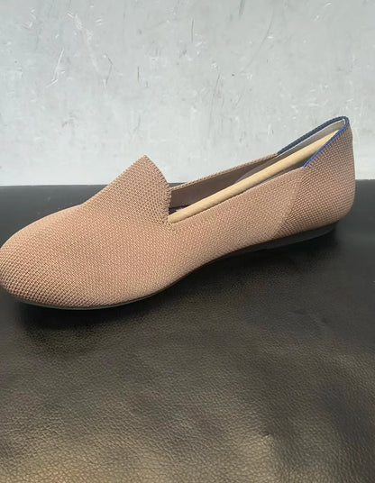 Maggie's Walker Women's Stretchable Soft Bottom Knitted Flats Spring Shallow-mouth Washable Casual Loafers Size 35~40