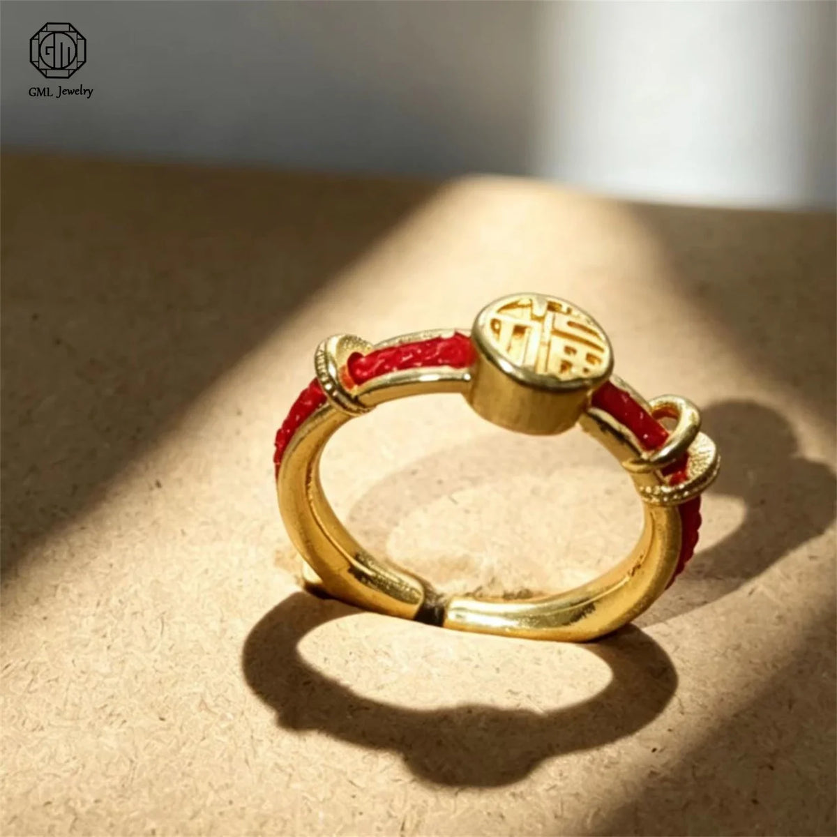Sand Gold Adjustable Ring Matte Wide Band Openable Fade Resistant Unisex Couple Jewelry Solid Minimalist Gift