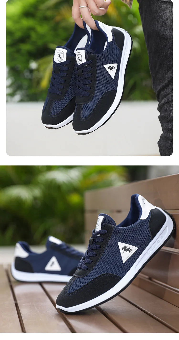 New 2026 Men's Casual Comfortable Breathable Sports Shoes Lightweight Anti-slip Wear-resistant Canvas Low-top round Toe Slip-On