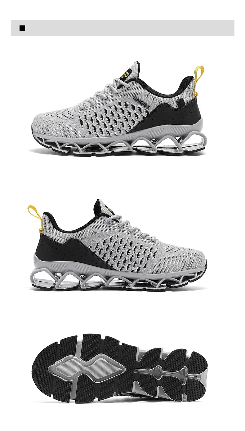 Casual Sneakers Mens Shock-absorb Running Shoes Lightweight Breathable Sports Shoes for Men 2026 New Trendy Gym Trainers for Man