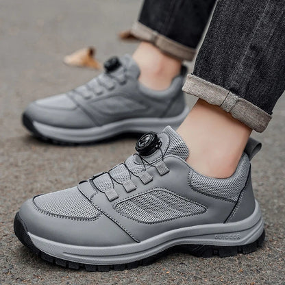Men'S Spring And Autumn Sports Shoes Rotating Buckle Comfortable And Non Slip Hiking Sports Shoes Plus Size Men'S Shoes 39-48