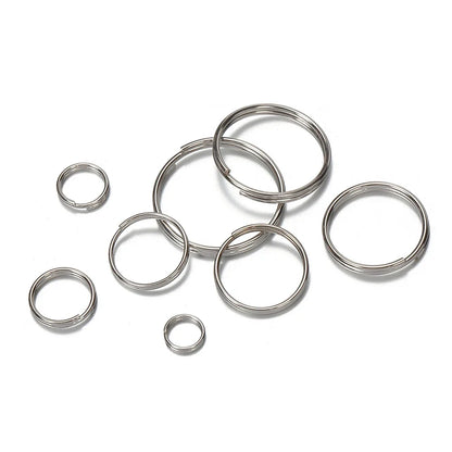 50pcs Key Ring Connector for DIY Keychain Making Findings