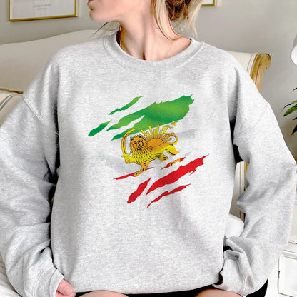 Iran hoodies women gothic 2023 Korean style aesthetic sweatshirts women vintage Pullover
