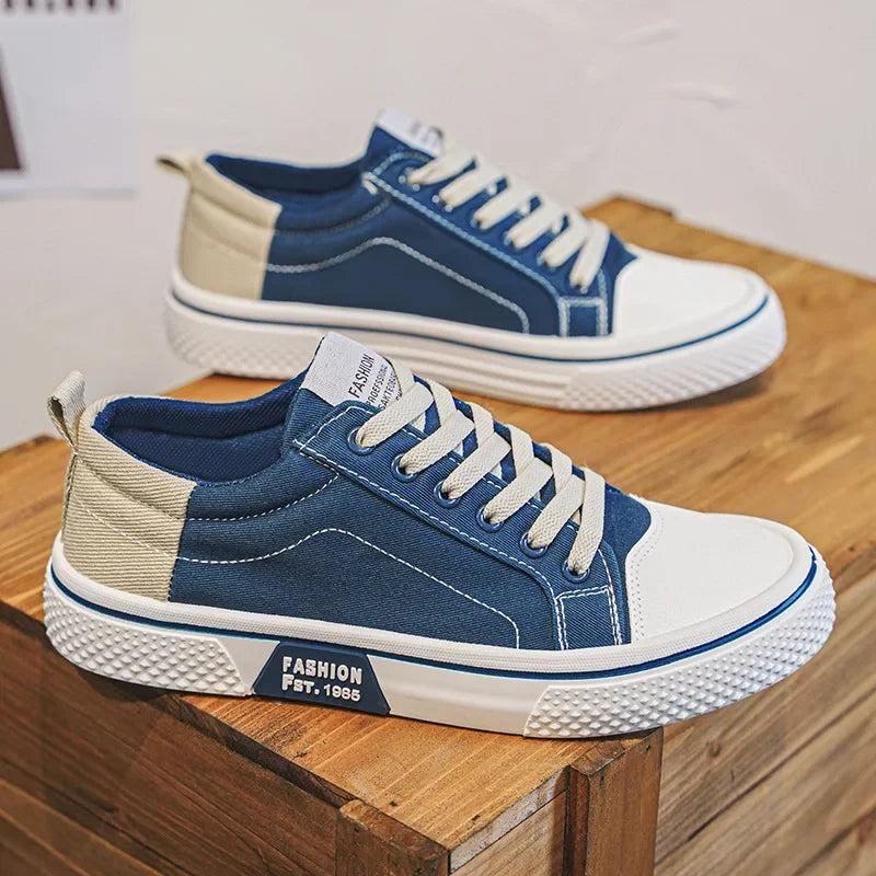 2026 New Summer Men's Breathable Versatile Skateboarding Shoes Men's Soft Bottom Casual Sports Trend Fashion Canvas Shoes 48size