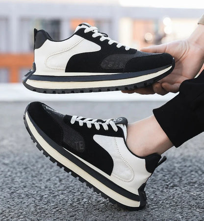 Men Shoes 2025 Spring Autumn New Fashion Comfortable Height Increase Casual Running Shoes Breathable Non Slip Platform Sneakers