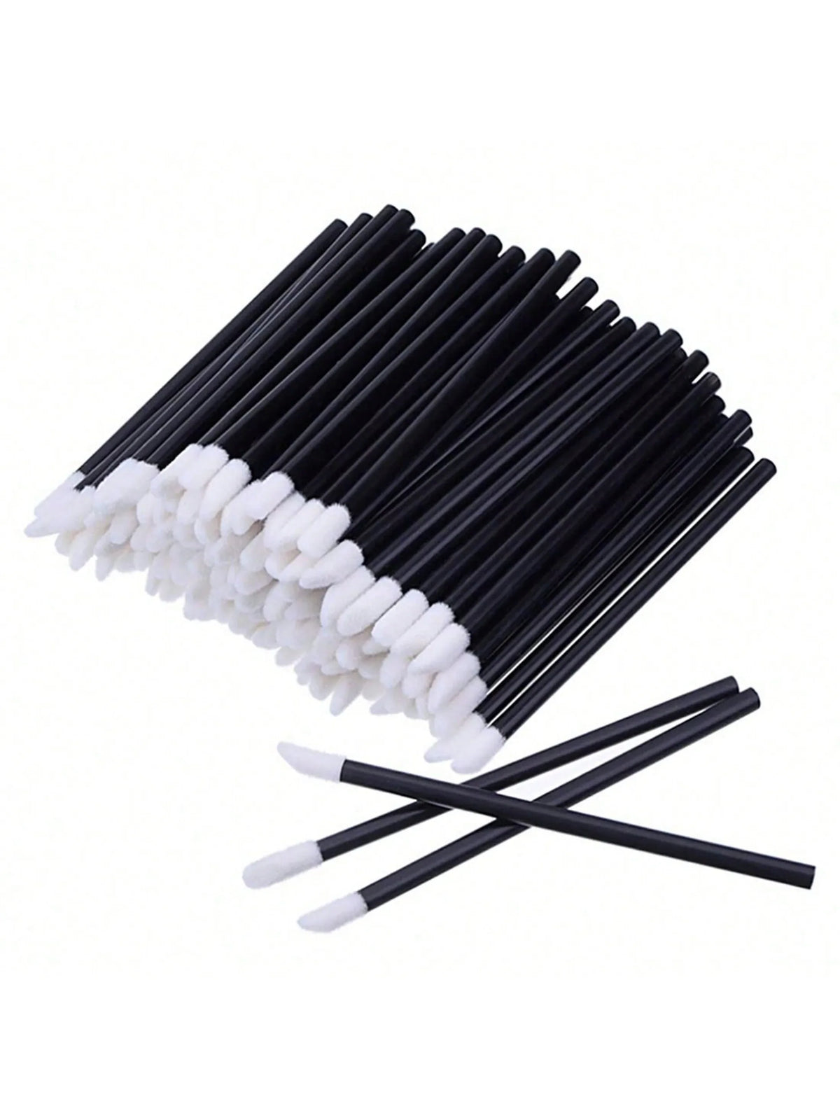 100pcs/Set Disposable Lip Brushes, Makeup Applicator Wands For Lipstick, Lip Gloss, Cosmetic Beauty Tools Kit,Giveaways