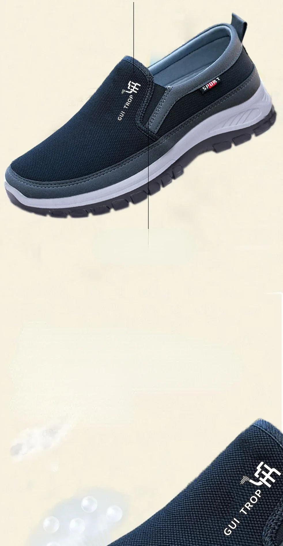 2026 Men Casual Shoes Breathable Soft Bottom Sneakers Men Non-Slip Walking Shoes Comfortable Slip-On Men Loafers Tenis Masculino