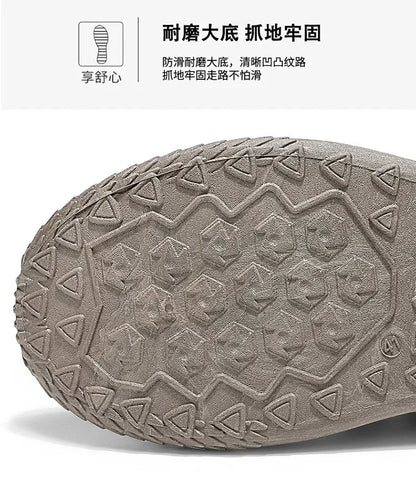 Large Size Sandals for Men, 2026 New Style, Trendy, Versatile, Casual Sports Sandals, Soft-Soled Hollow Beach Shoes for Men