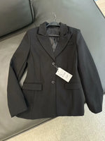 ZW Series Shoulder Padded Slim Fit Suit Jacket for Women ETJ 2025 New Collection with Waist Cinching Design  Casual Suit Jacket
