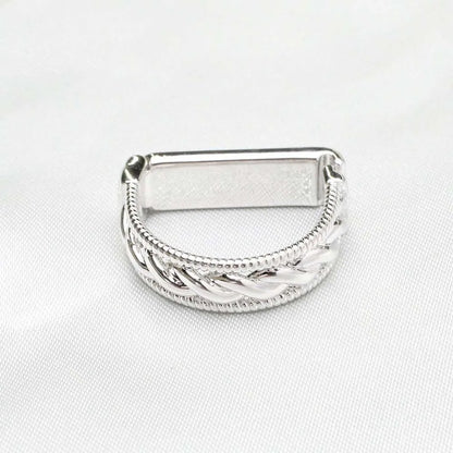 Creative Alloy D-shaped Tie Buckle Cuff Links Shirt Tie Pin Twists Tie Clip Accessories for Suit Mini Tie Knot Fixation Wedding