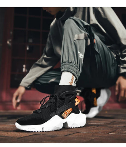 Men's Casual Sneakers Breathable Luxury Trainer Race Shoes Fashion Loafers Running Shoes for Male