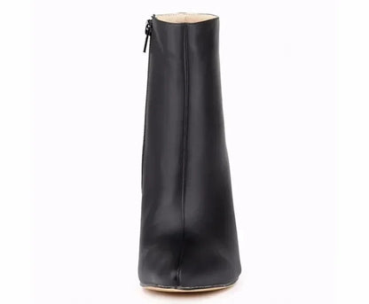 Women Short Boots Pumps Sexy Pointed Toe Side Zipper Super High Heels Stiletto 2026 Female Party Ankle Boot Shoes Botas De Mujer
