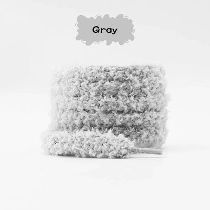 Fashion round plush laces Quality 1cm wide Sneakers Flats Casual laces Shoe accessories 80 /100 /120 /140 /160 Laces 1Pair