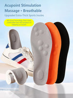 Latex Sport Insoles Soft High Elasticity Shoe Pads Orthotic Breathable Deodorant Shock Absorption Cushion Arch Support Insole