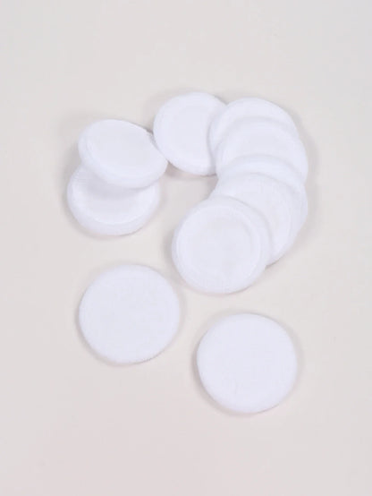 2-5-10-20Pcs Portable and Practical High-Grade White Round Powder Puff for Base and Fixing Makeup