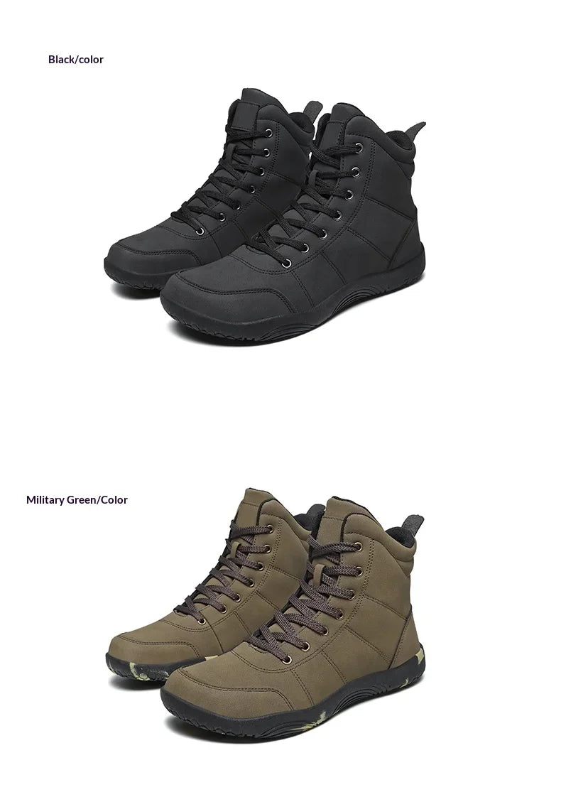 2026 New Unisex Sports Shoes Lightweight And Non Slip Walking Shoes Comfortable High Top Solid Color High-Quality Hiking Shoes