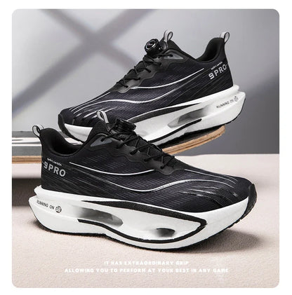 2026 Running Shoes Carbon Board Marathon Men Sports Breathable Lightweight Women's Comfortable Athletic Nonskid Casual Sneakers
