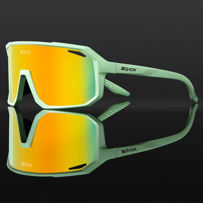 SCVCN Men bicycle Cycling Sunglasses Woman MTB road bike Driving Goggles Outdoor Sports running Glasses UV400 Hiking Eyewear