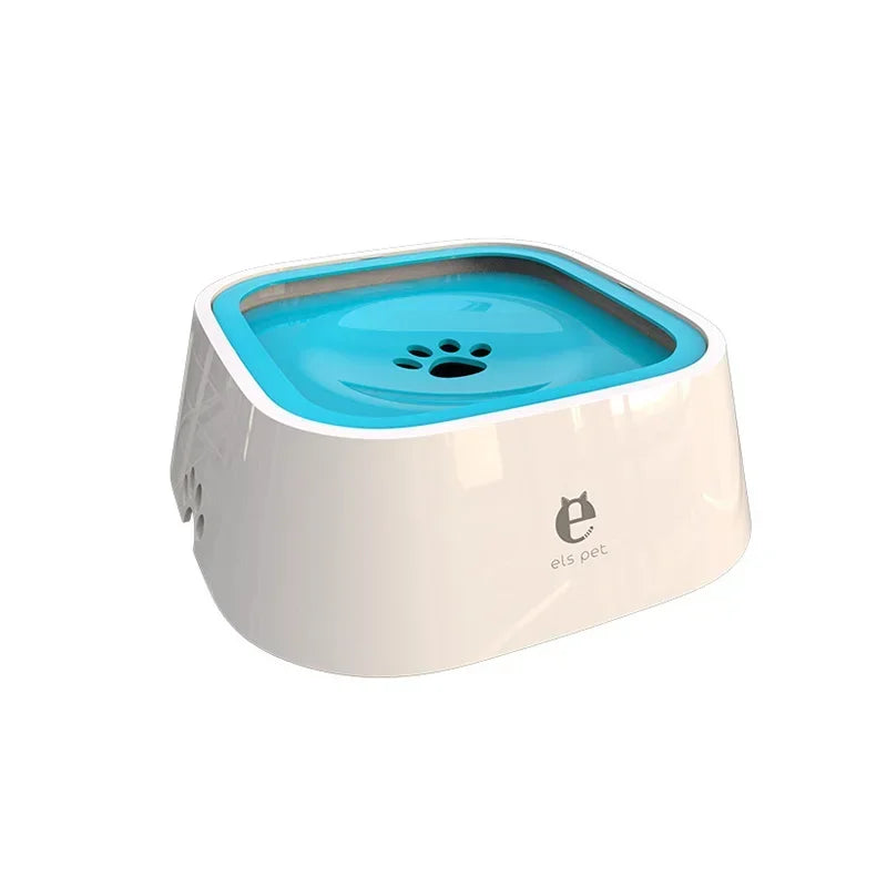 Pet Floating Water Bowl, Cat Dog Anti-spill Drinking Bowl No Wet Mouth, Removable Easy Clean Dustproof Pet Supplies
