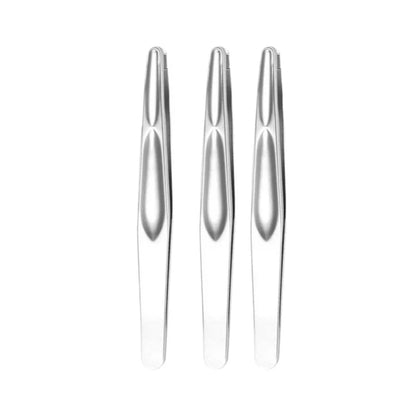 Stainless Steel Round Head Tweezers Eyebrow Tweezers Hair Removal Tweezers Suitable for Men and Woman Gifts