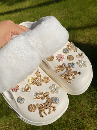 26pcs Hole Shoes Accessories, Including Detachable Star, Flower, Bear Design Shoe Charms, Suitable For Sandals & Beach Shoes & H