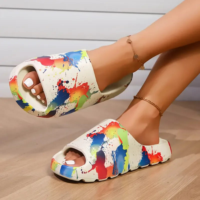 New Men Slippers Women Shoes Summer Beach Slippers Luxury Brand Outdoor Indoor Eva Soft Flip Flops Male Anti-slip Shoes 36-45