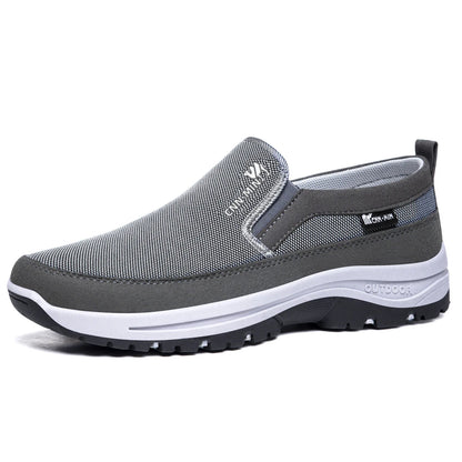 2026 Men Casual Shoes Breathable Soft Bottom Sneakers Men Non-Slip Walking Shoes Comfortable Slip-On Men Loafers Tenis Masculino