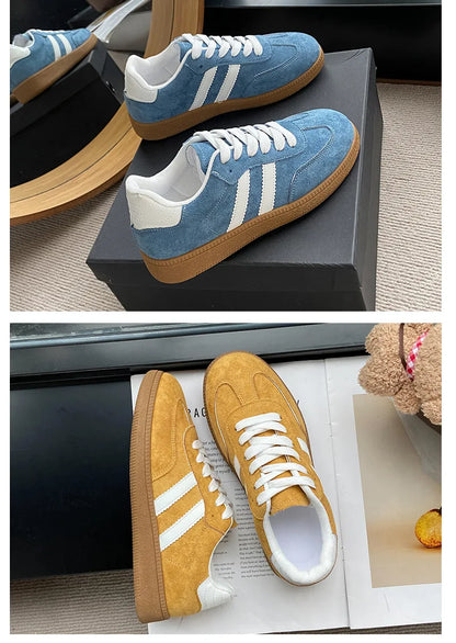 Autumn Women Casual Sports Shoes 2025 Comfortable Non Slip Outdoor Casual Shoes Soft Sole Retro Female Sneakers Zapatos Mujer