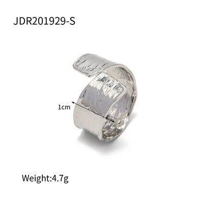 Uworld Fashion Zircon Serpentine Bracelet Ring Stainless Steel Finger Bracelet Stackable Chain Women's Accessories Party Gift