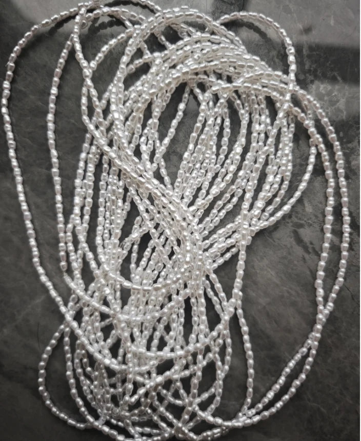 4.5 to 5.5 mm Irregular Baroque Imitation Pearl Semi-Finished Beads for Making Jewelry, DIY Necklacecklace Bracelet Accessories