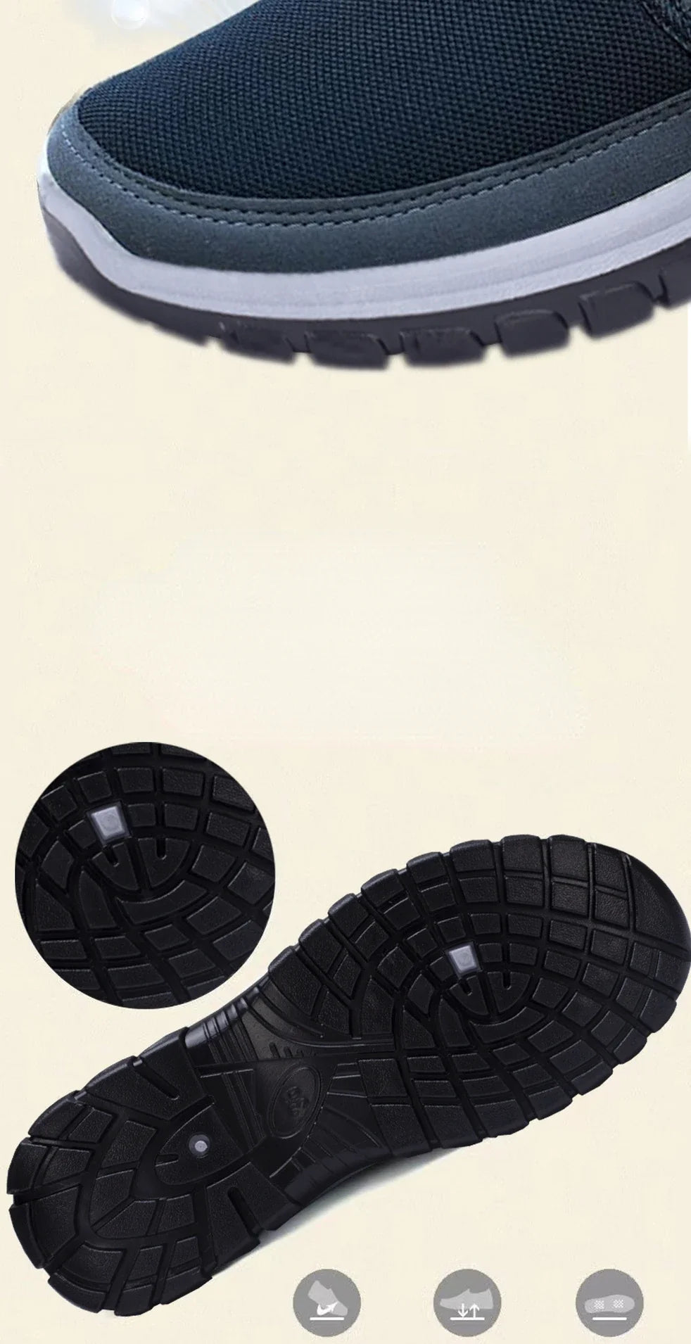 2026 Men Casual Shoes Breathable Soft Bottom Sneakers Men Non-Slip Walking Shoes Comfortable Slip-On Men Loafers Tenis Masculino