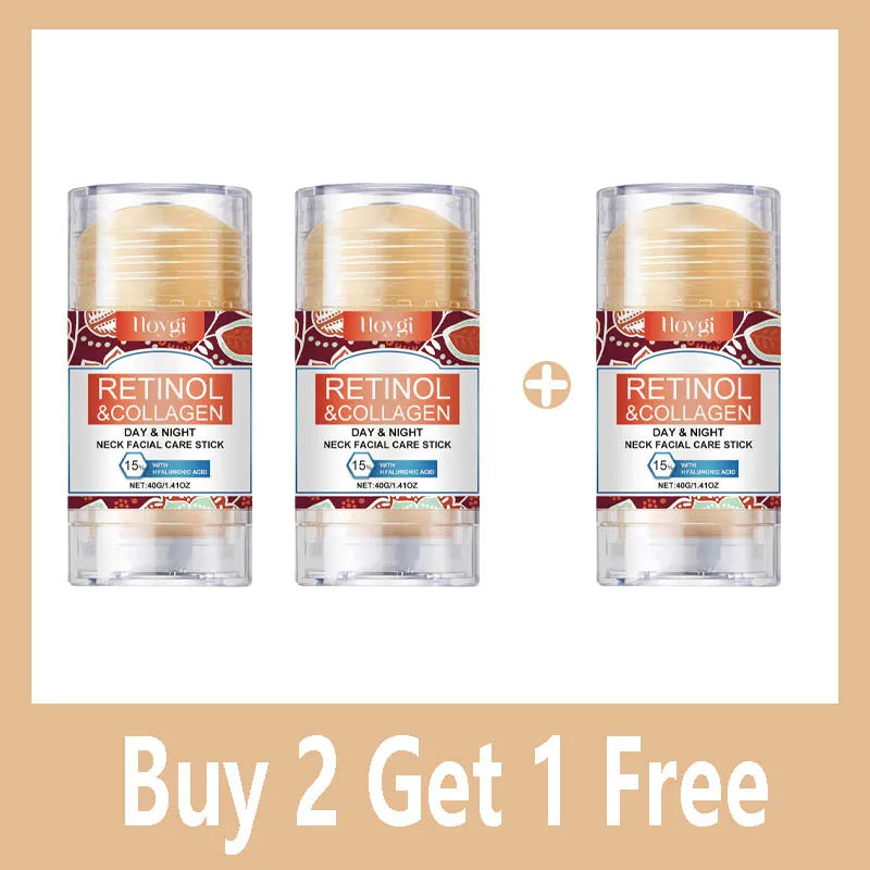 Retinol & Collagen Neck Cream - 40g | Firming, Moisturizing & Lifting | Hyaluronic Acid for All Skin Types