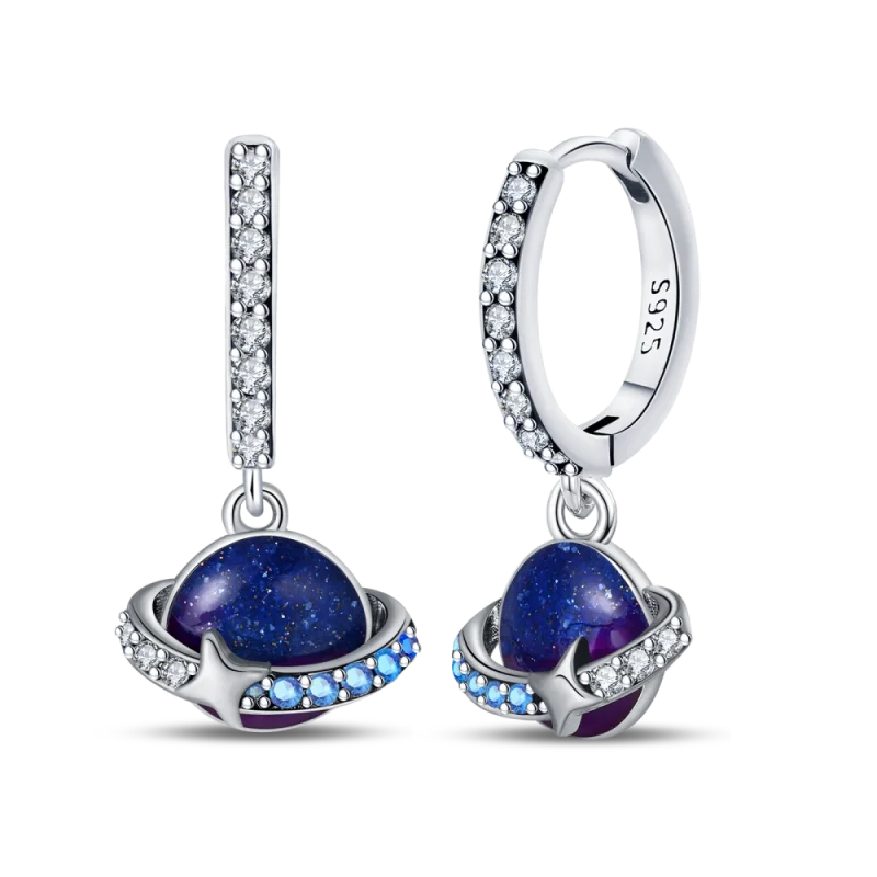 Genuine 925 Sterling Silver Love Feather Earrings Fit Original Charms Hoop For Women Girls Stud Earring Fine Jewelry Gifts