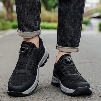 Men'S Spring And Autumn Sports Shoes Rotating Buckle Comfortable And Non Slip Hiking Sports Shoes Plus Size Men'S Shoes 39-48