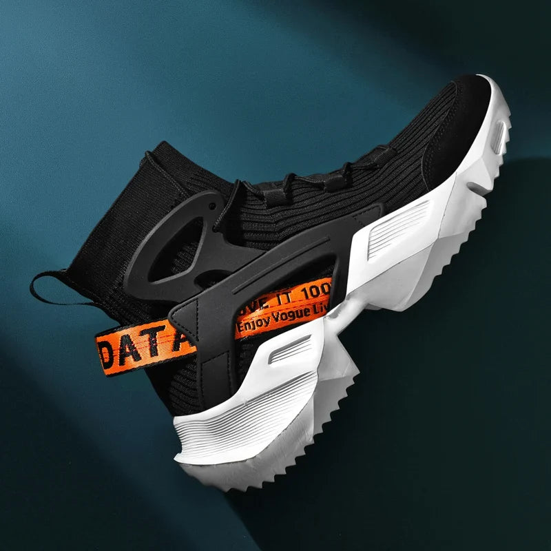 Men's Casual Sneakers Breathable Luxury Trainer Race Shoes Fashion Loafers Running Shoes for Male