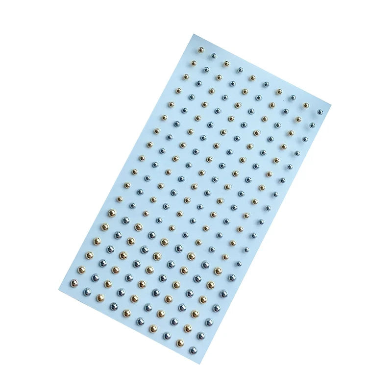 165/180Pcs Sparkly Crystal Nose Studs Set Stick On Rhinestone Body Lip Gems Fake Non Piercing Decoration For Women And Teens