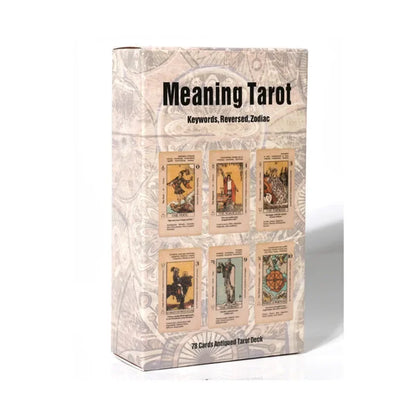 1Pcs Deck Tarot Crow tarot cards Divination English version Tarot Deck Card Oracle Card Board Game for Adult with PDF Guidance