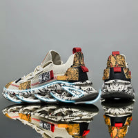 Men's Casual Sneakers Breathable Luxury Trainer Race Shoes Fashion Loafers Running Shoes for Male