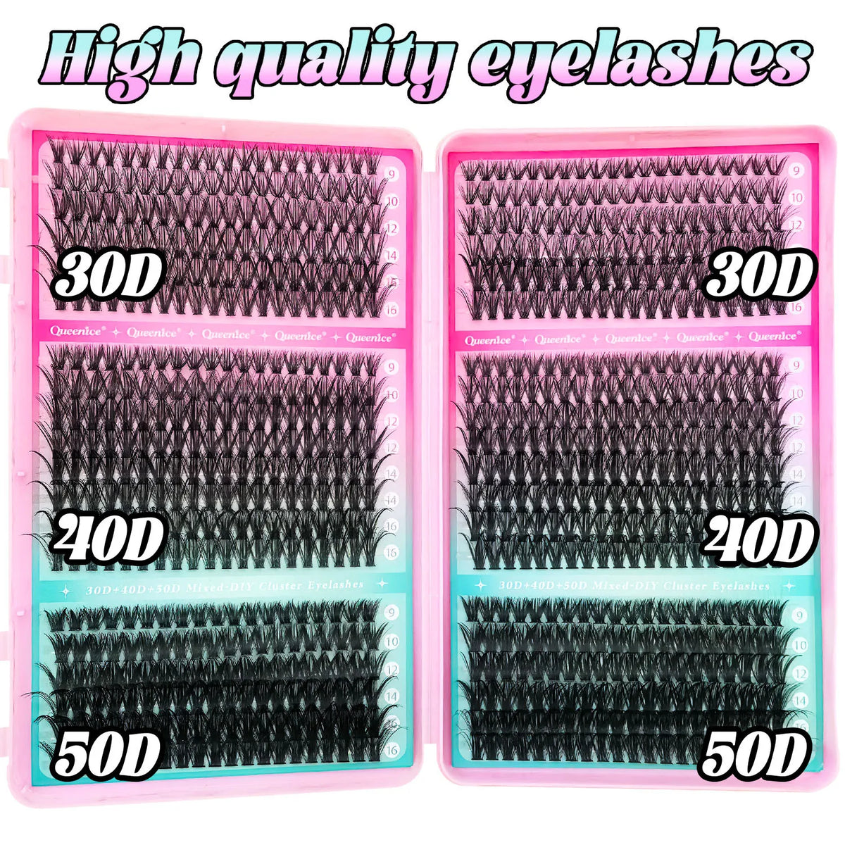 800pcs Cluster False Eyelash, Soft and Durable Design, Suitable for Daily Use, Natural, Everyday, and Voluminous Makeup Effect