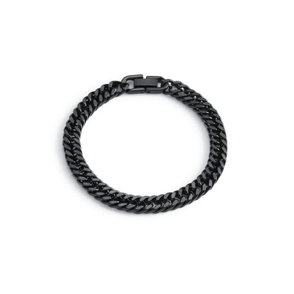 New Trendy Cuban Chain Men Bracelet Classic Stainless Steel 3/5/7/9mm Width Chain Bracelet For Men Women Jewelry Gift
