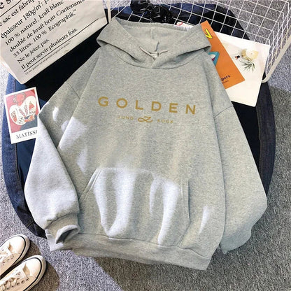 K-pop Printed Hoodies for Woman Jungkook Fans Hooded Sweatshirts Fall Winter Female Home Outdoor Comfort Casual Fashion Pullover