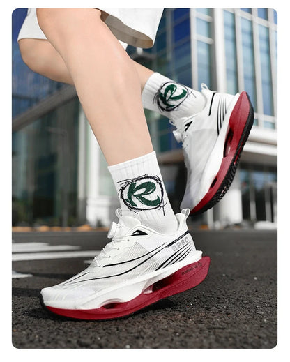 2026 Running Shoes Carbon Board Marathon Men Sports Breathable Lightweight Women's Comfortable Athletic Nonskid Casual Sneakers