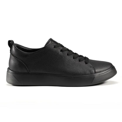 Men Casual Leather Shoes, Business Genuine Leather Shoes Men Thick-soled Sports White Versatile Board Shoes