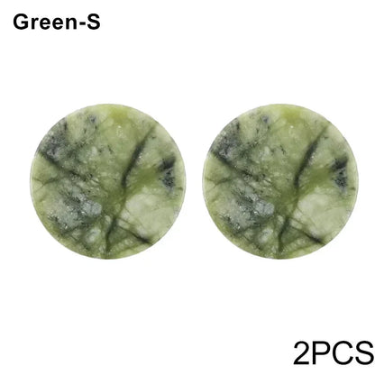 Glue Pallet Eyelashes Extensions Pink Green Jade Stone Reusable False Eye Lashes Adhesive Pallet Pad Holder Makeup Accessories
